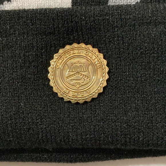 Capital Gains Gray, White, and Black Camo Hat, One Size - Picture 3 of 8